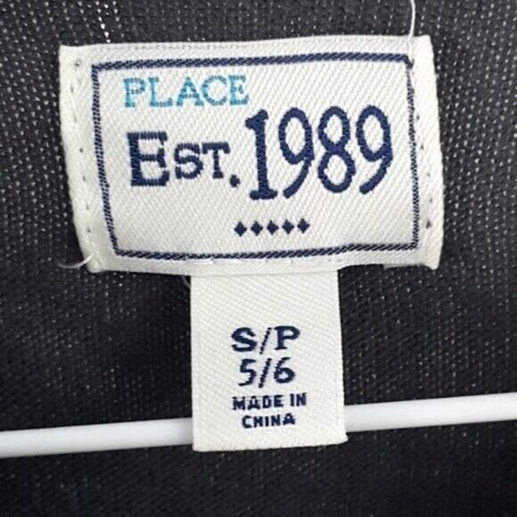 2/$15 Children's Place Pullover Sweater Gray Size 5 6 Small Argyle Long Sleeve - Picture 6 of 6